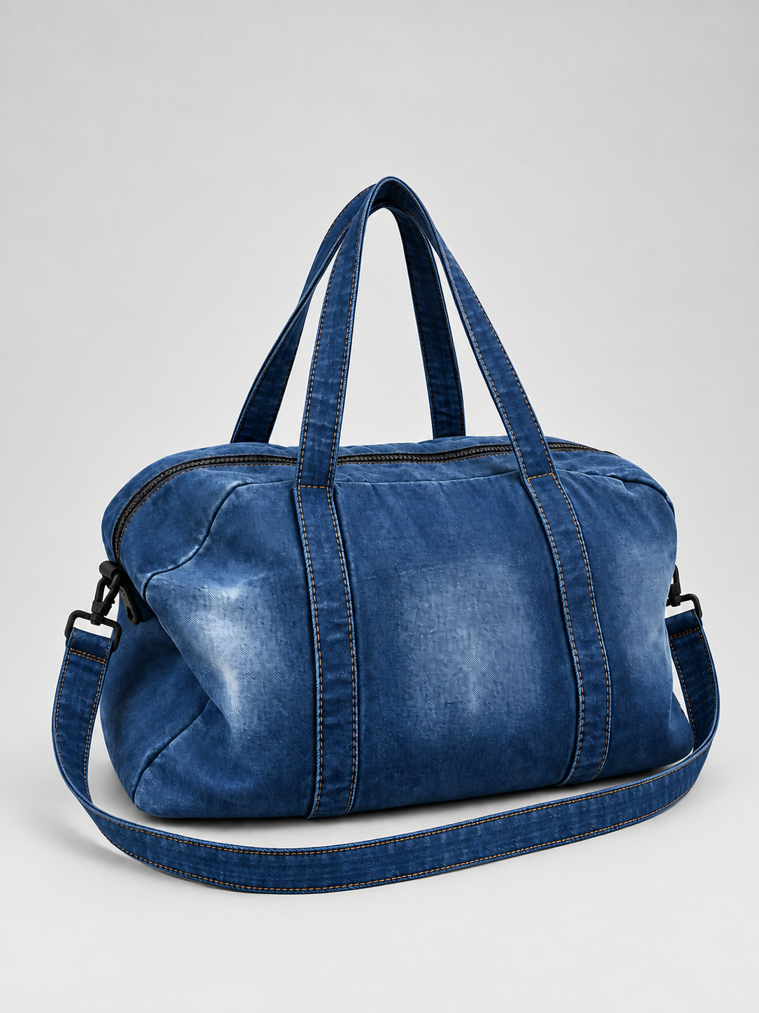 Denim Duffle Bag