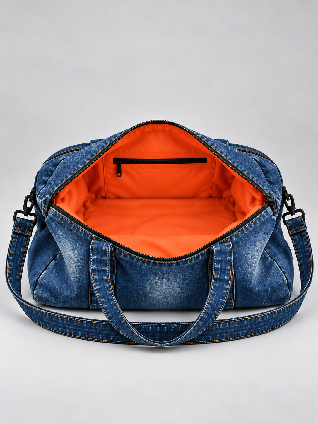 Denim Duffle Bag