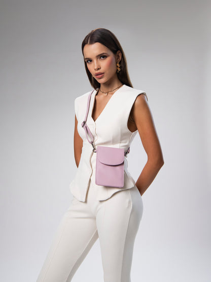 BUY 1 GET 1 BugB Light Purple Mobile Sling Bag