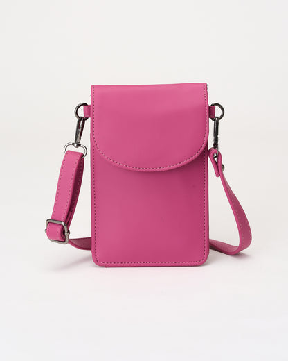 BUY 1 GET 1 BugB Fuchsia Pink Mobile Sling Bag