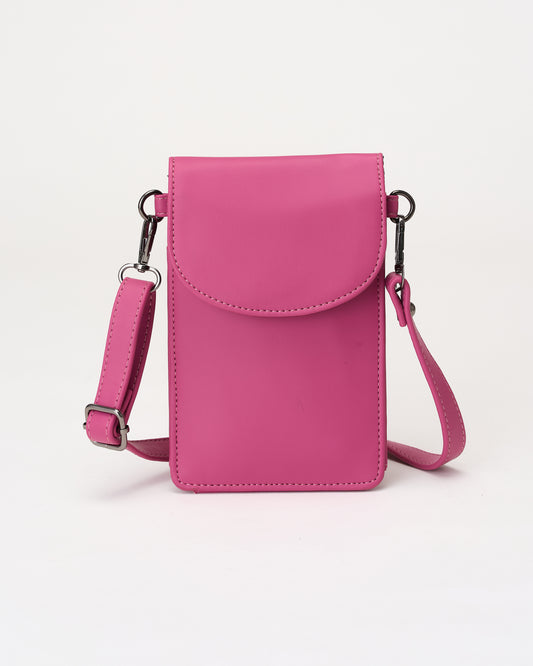 BUY 1 GET 1 BugB Fuchsia Pink Mobile Sling Bag