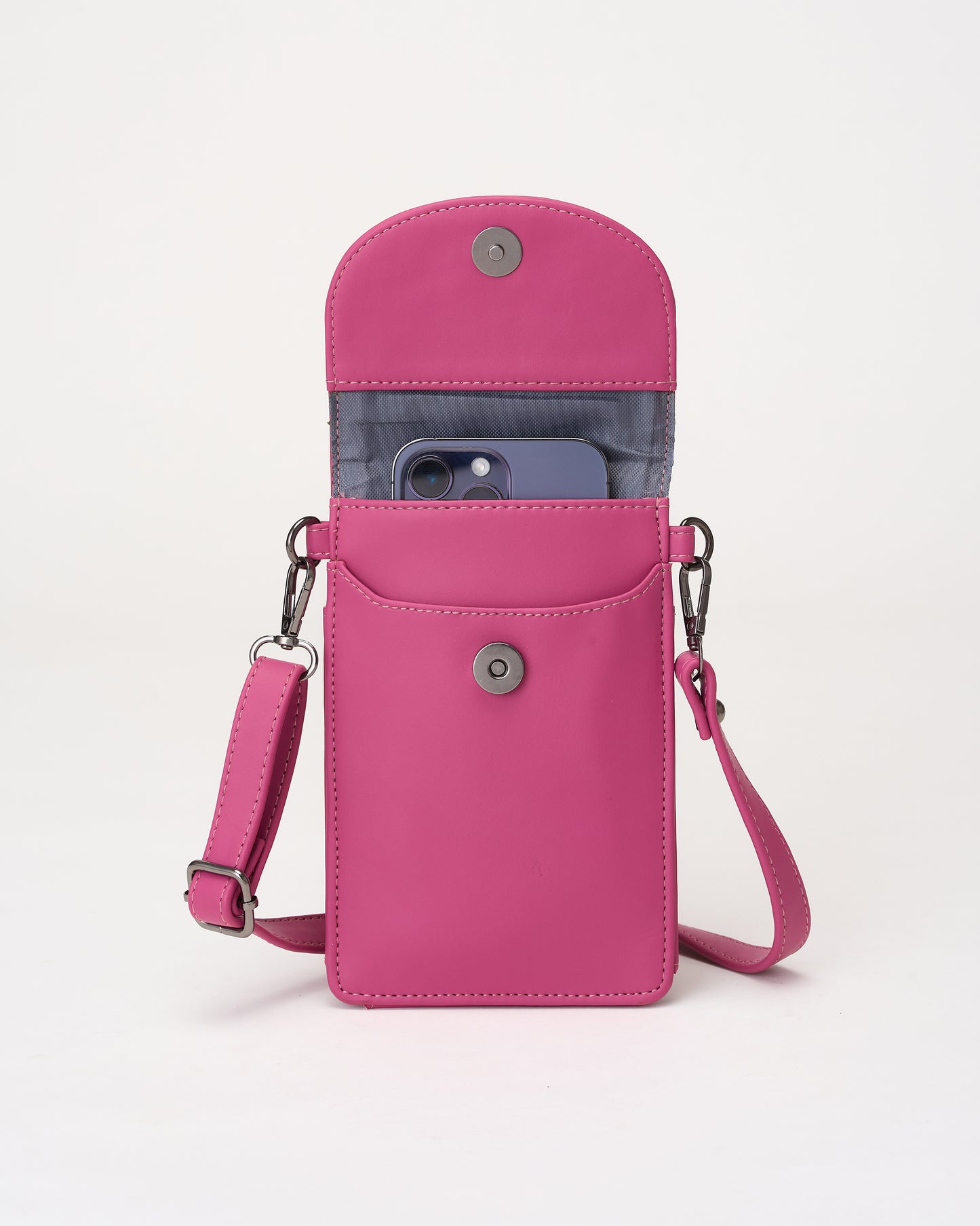 BUY 1 GET 1 BugB Fuchsia Pink Mobile Sling Bag