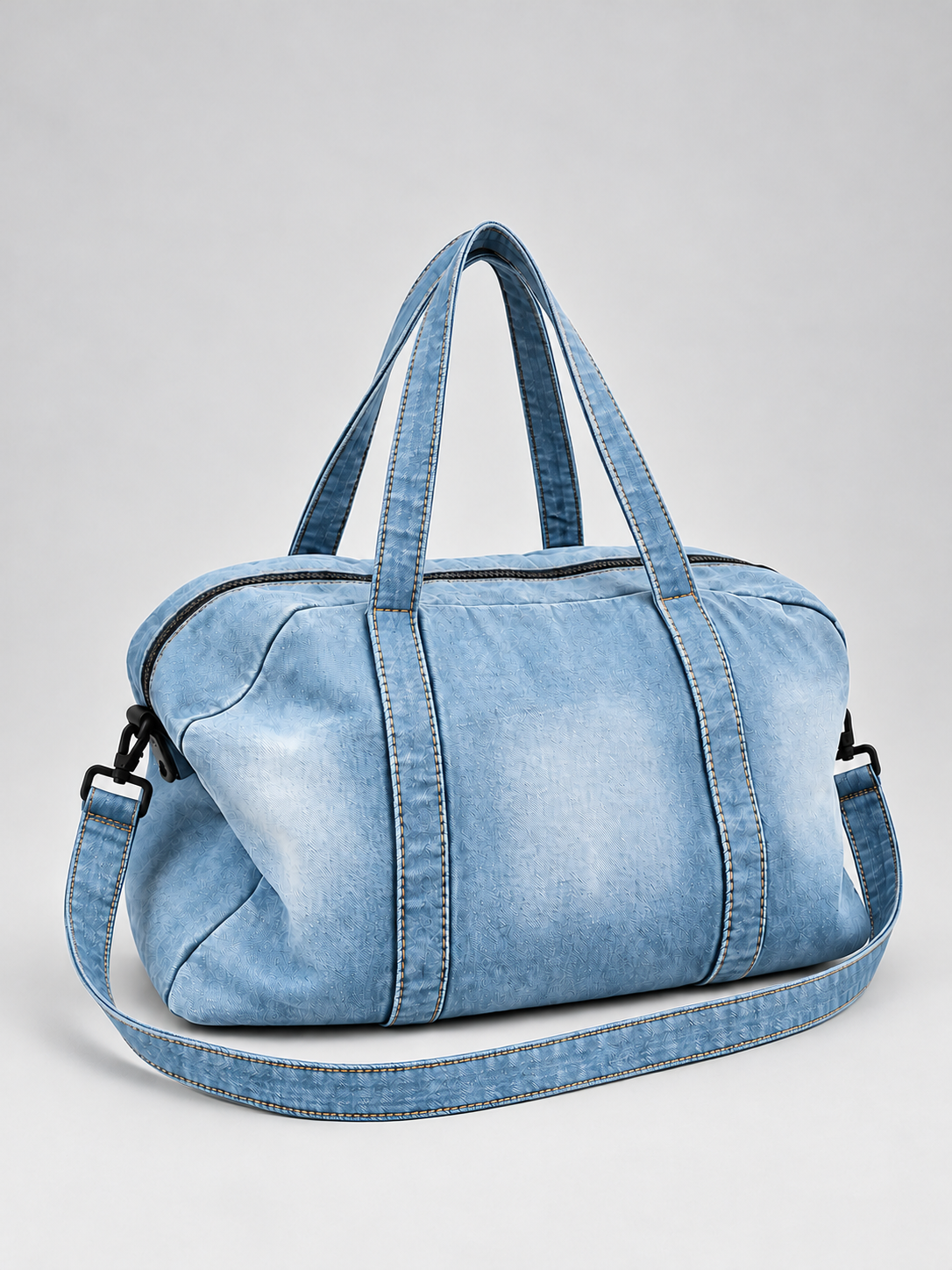 Denim Duffle Bag