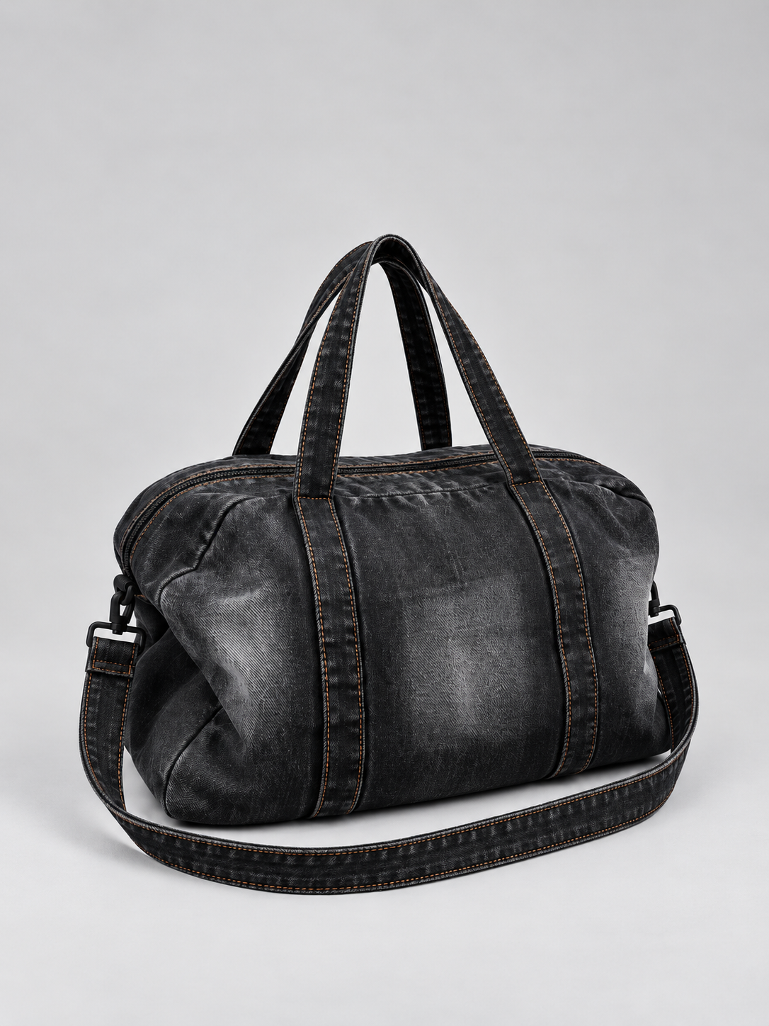 Denim Duffle Bag