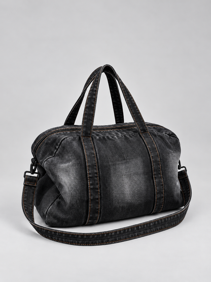 Denim Duffle Bag