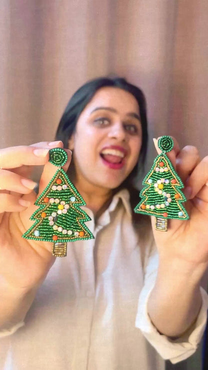 Xmas Tree Earrings