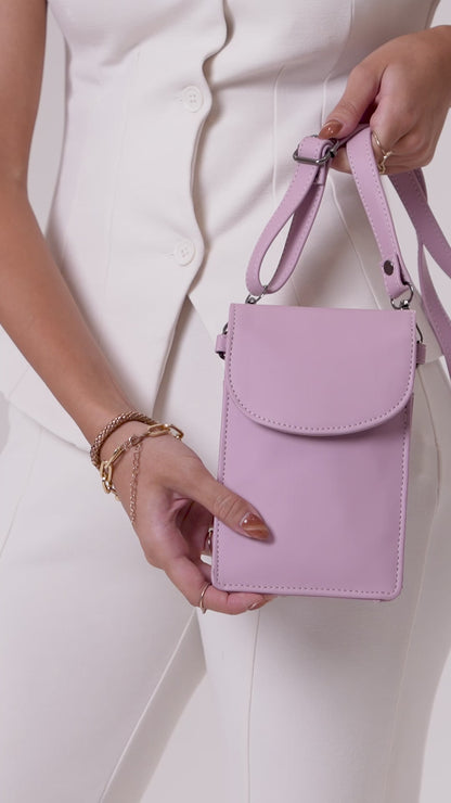 BUY 1 GET 1 BugB Light Purple Mobile Sling Bag